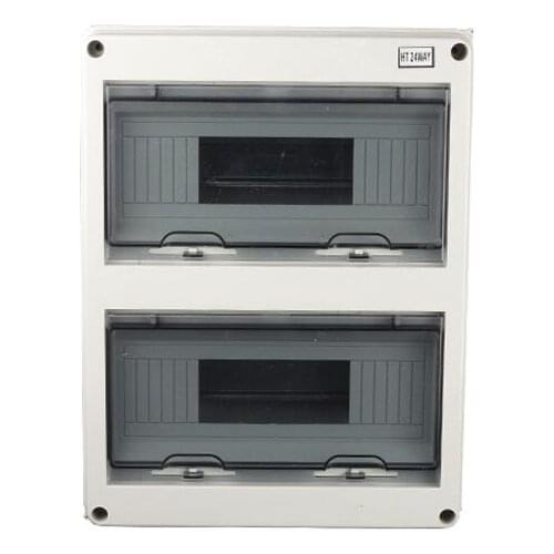 Waterproof HT 24WAY Distribution Box IP65 24 pins mini circuit breaker box Lighting box for home