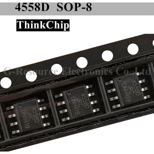 20 pcs) JRC4558D SOP-8/DIP-8 Operational amplifier 4558D SOP8/DIP8