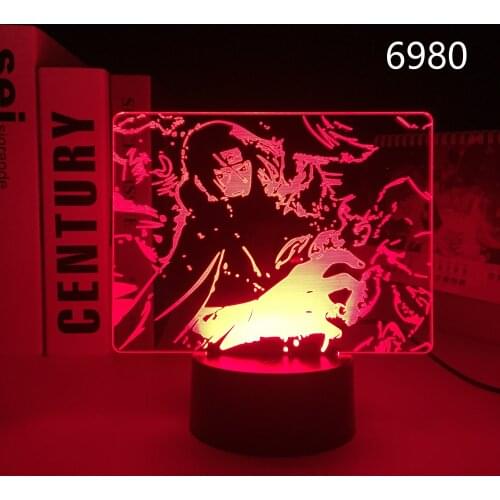Anime Figure 3D LED Lamp Bedroom Decor Light Touch Sensor Colorful Nightlight Cool Birthday Gift Anime LED Table Lamp