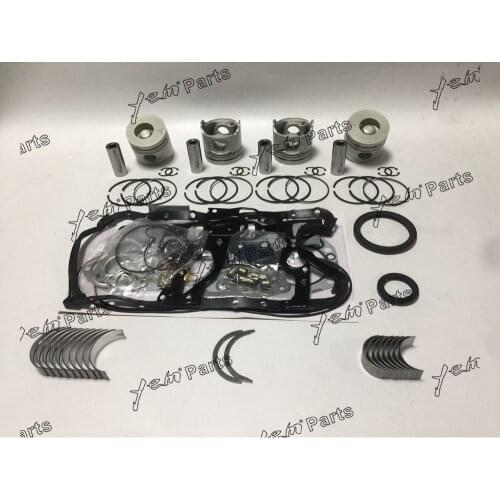 Free Shipping 4Jh1 Overhaul Kit With Gasket Set Valve Train Kit For Isuzu Engine