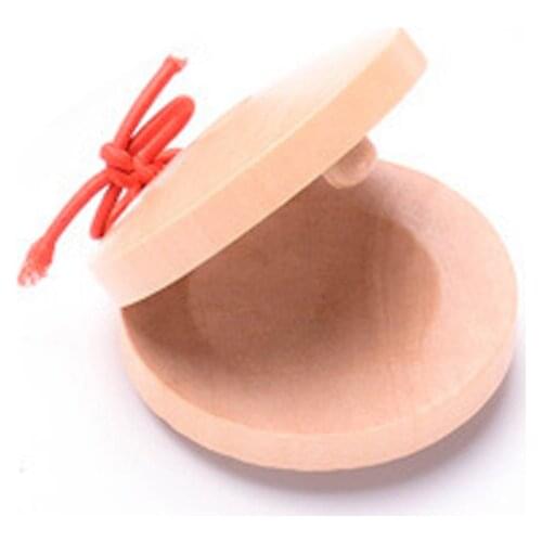 Baby Musical Toys Children Instruments Percussion Wooden Kindergarten Castanets Musical Music Round Dance Board Toys New