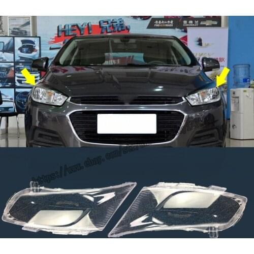 For Chevrolet Cruze 2015 Headlight Headlamp Lens Cover Right&Left 2pcs high quality Car modification