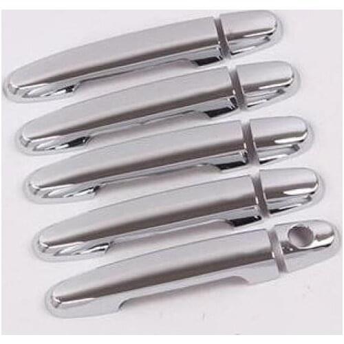 For Toyota Rav4 2006-2012 Chrome Door Handle Covers Trim For 5 Door Accessories Stickers Car Styling 2007 2008 2009 2010 2012