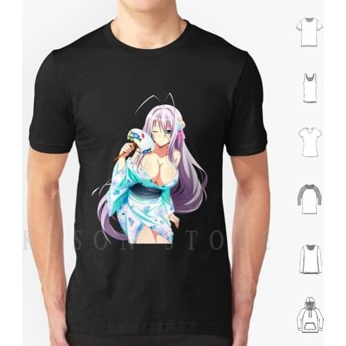 Hot Rossweisse Boobs Ecchi | High School Dxd Hentai T Shirt Cotton Men Diy Print Rias Gremory Highschool Dxd High