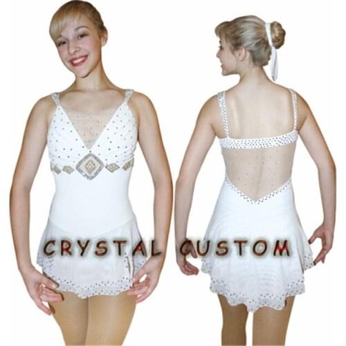 Custom Figure Skating Dresses Crystal New Brand Vogue Ice Skating Competition Dress DR3277