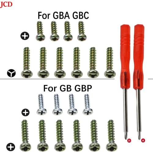 JCD 10 Set Replacement For Gameboy Y Tri Wing Screw For GB GBA GBC Game Console Shell Case Triangle Screws