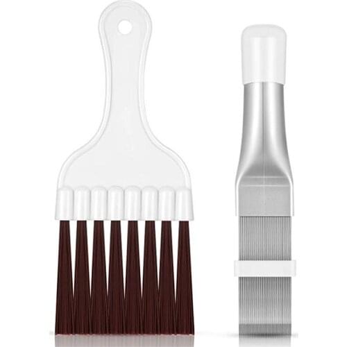 Air Conditioning Fin Comb Condenser Cleaning Comb Refrigeration Repair Tool Cleaning Brush Fin Comb Brush Cleaning Accessory