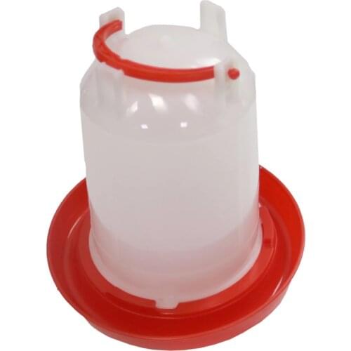 1.5 kg Chicken feeder barrel Water bucket Quail drinking Bird equipment Waterer Feeding