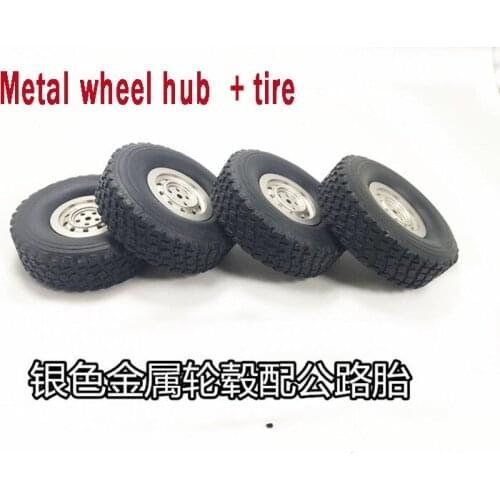 MN Model 1:12 D90 D91 MN-96 RC car spare parts Modified accessories upgrade metal wheel hub road tire