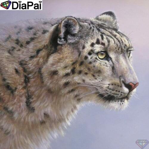 DiaPai 100% Full Square/Round Drill 5D DIY Diamond Painting "Animal leopard" Diamond Embroidery Cross Stitch 3D Decor A18770