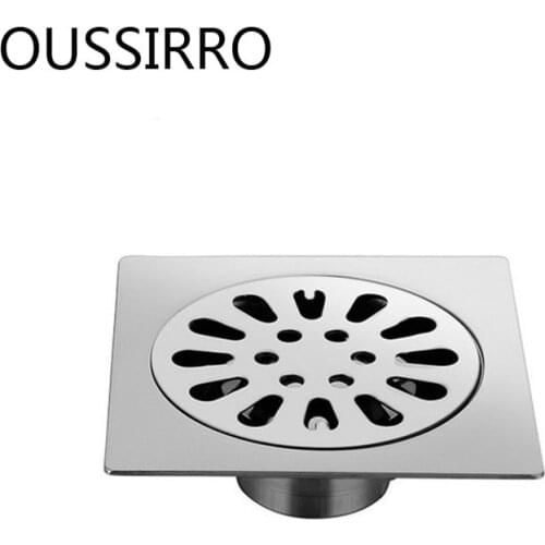 Stainless Steel Plug for Sink Bath Strainer Floor Drain Shower Drain Siphon Douchegoot Anti-Odor Bathroom Toilet Kitchen Balcony