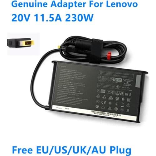 Genuine ADL230SDC3A 230W Charger 20V 11.5A ADL230SCC3A AC Adapter for Lenovo THINKPAD T540P W540 Y7000P Y50-70 P70 P72 P73 Y910