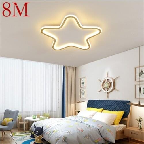8M Ceiling Lights Gold Ultrathin Fixtures Contemporary Simple Lamps LED Star Home For Living Dinning Room