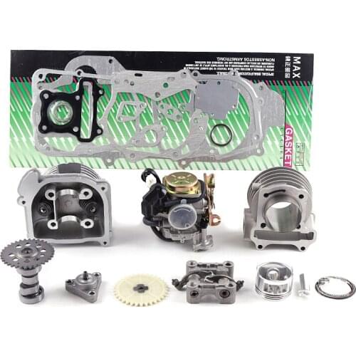 Scooter Cyinder GY6 50/80cc upgrade GY6 100cc add power 30% 139QMB 137QMA GY6 100cc 50mm Big Bore+ Racing parts A9 Camshaft