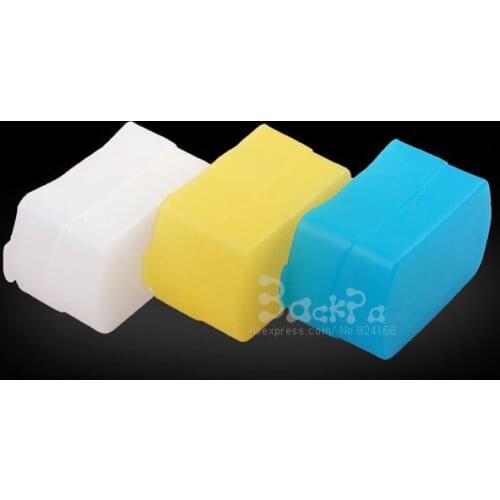 50packs For CAN0N 580EX Speedlite Flash Light Soft Box 3 Colors (Blue White Yellow) Camera Flash Diffuser SoftBox