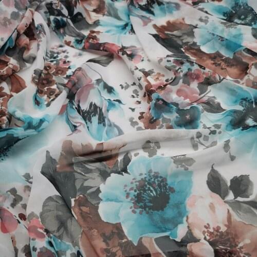 Flowing Soft Fabric Thin Chiffon Light See Through Fabric Costume Material DIY Stage Cosplay