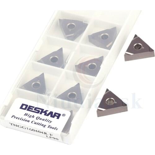 TNGG160404R-F LF90 Cermet Blades TNGG160404L-F LF90 Carbide Inserts CNC Lathe Tools External Turning Tool , For Processing Steel