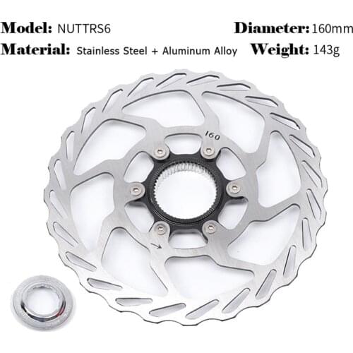 Center Lock Bicycle Hydraulic Disc Brake Rotor Ultra Light Cycling Brake Pad Bike Rotor For Road Bike Mountain Bike MTB 160mm