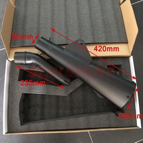 For HONDA Rebel 500 Motorcross Exhaust Escape Moto Mid Pipe Pitbike Motorcycle Muffler Slip-on Stainless Steel Modified Connect