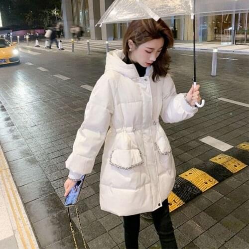 Woman Jacket Parkas Coat Womens Cotton-Padded Coat Winter Coat Veste Femme