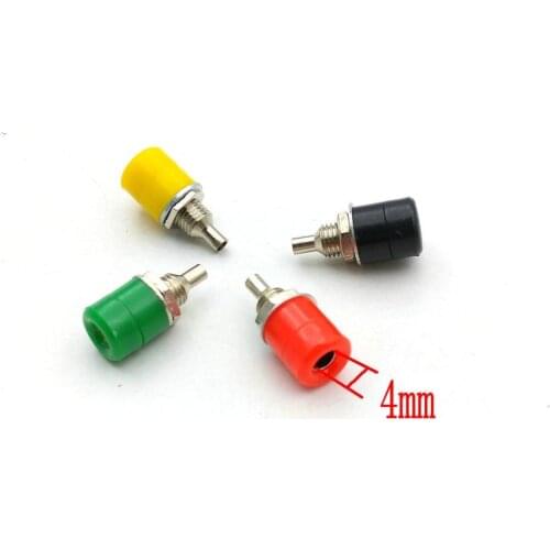 100pcs brass Banana Socket Jack Binding Post for 4mm BANANA Plug Test Probe