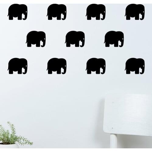 21 pcs /Set elephant Pattern Kids room Decor Sticker DIY Home Decor Mural Nursery Baby Bedroom Decor elephant Sticker W-778