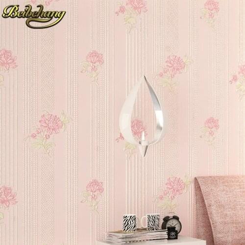 Beibehang Simple flower Floral Wall Paper Living Room Bedroom Wallpaper For Wall papel de parede 3d papier peint Home Decoration