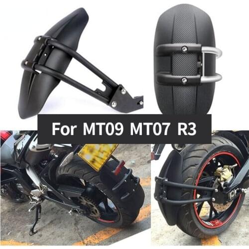Suitable for Yamaha MT09 MT07 R3 Modified Universal Motorcycle Mudguards Rear Fender Cover Wheel Fender