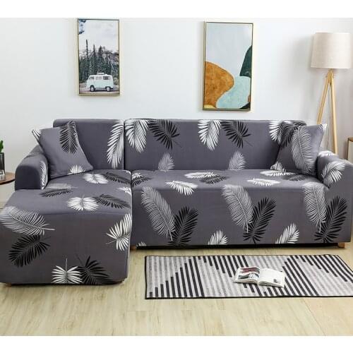 Flamingo Couch Cover Polyester Nordic Style SofaCover For Living Room Universial Slipcover Sofa Streth Cover 1/2/3/4Seat