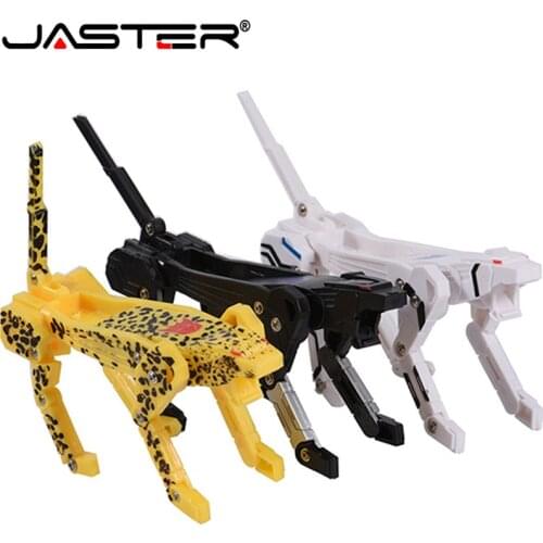 JASTER Hot sale U disk 32g special offer cartoon character u disk 16g cool transformation robot gift U disk 64G free shipping