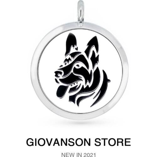 Locket Pendants For Women Gift Necklace Charms Jewelry Making Stainless Steel Magnetic Aromatherapy Essential Oil Perfume 30mm