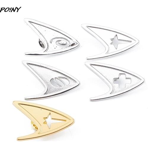 Star Cosplay Command Division Badge Starfleet Pins Science Engineering Medical Metal Brooch Accessories Costume Props