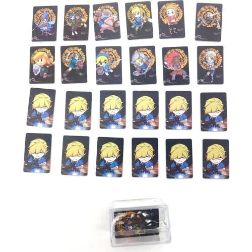 24 pcs Mini Tag Ntag215 NFC Game Cards Data Young For Collection Link Set Zerda Breath Of The Wild
