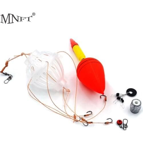 MNFT 2 Set Carp Fishing Float Bobber Sea with Carbon Steel Six Strong Explosion Fishing Tackle Set