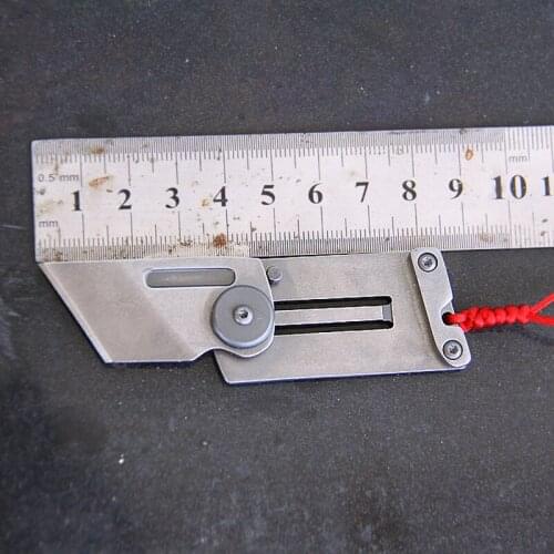 Nano Blade Utility Multi Pocket Knife Mini Key Chain Tactical EDC Survival Camping Outdoor Knife Tools Repair