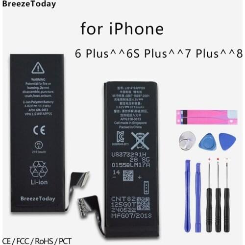 Mobile Phone Battery For iPhone 8 6 Plus Battery 7 Plus 6S Plus Battery Replacement Original батарея для телефона bateria