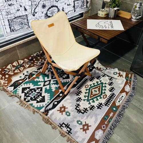 Wall Tapestry Sofa Slipcover Nap Blanket Camping Picnic Mat Adult Travel Airplane Knitted Throw Blanket