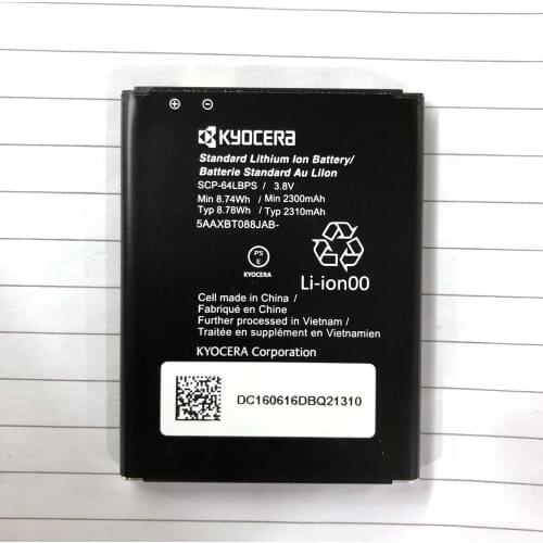 NEW Original 3.8v 2310mAh SCP-64LBPS Battery For KYOCERA Hydro Wave C6740 C6740N High Quality Battery
