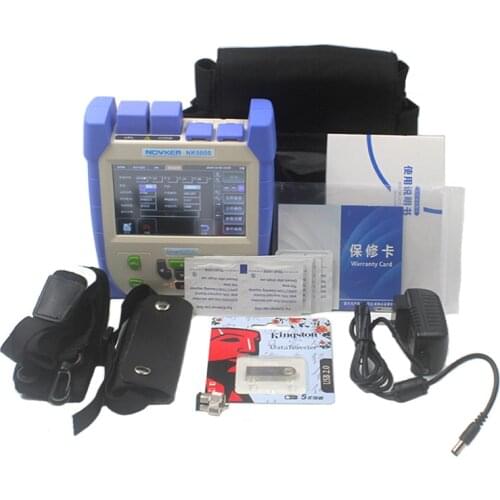 1310/1550nm Nk5000 80km OTDR 28/26dB SM 5 Inch Touch Screen Optical Time Domain Reflectometer