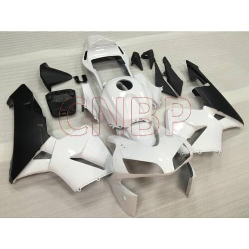 Plastic Fairings CBR 600 RR 2003 - 2004 White Black Bodywork CBR 600 RR 04 Plastic Fairings CBR600 RR 03 no paint