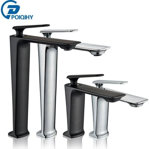 Poiqihy Black Bath Faucets