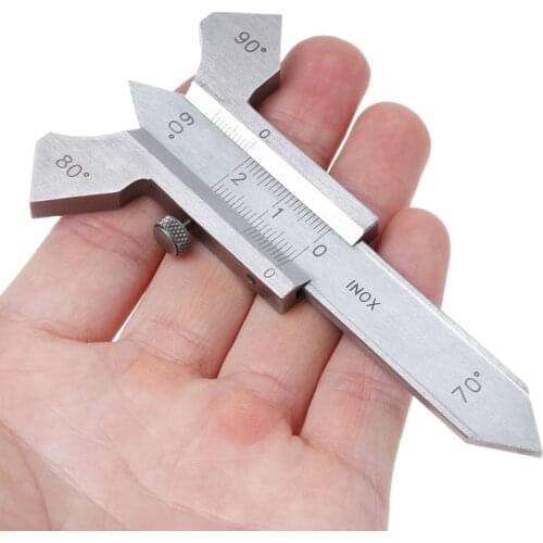 0-20mm Weld Gauge Welding Seam Gauge Weld Inspection Gauge Caliper 60 70 80 90 Degree Angle Ruler