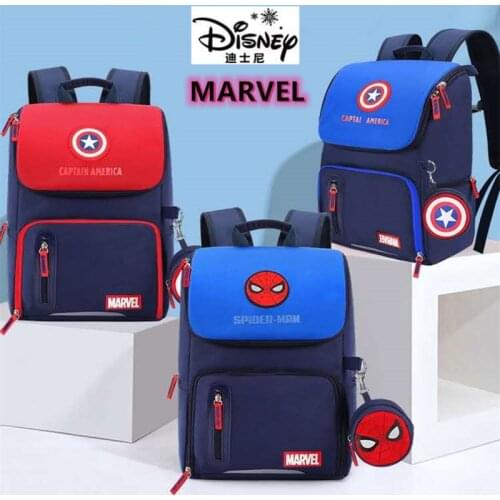 Disney Marvel Mickey school bags for boys girls primary school student backpack large capacity children school bags Mochila