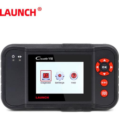 Launch Creader VIII OBDII ENG\ABS\SRS\AT Code Reader 8 Programming Brake/Oil/SAS Reset Diagnostic Tool Auto Scanner CRP129