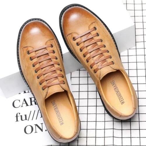 2021new Genuine Leather Oxfords shoes Men Nubuck Patchwork Hook Loop Punk Dress Banquet Suits Man
