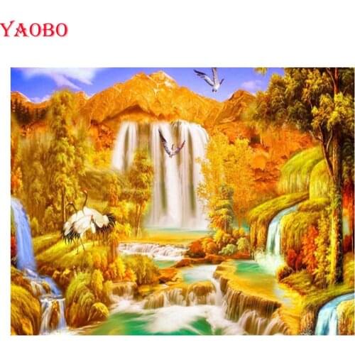 Yao Bo Paintings By Numbers Landscapes
