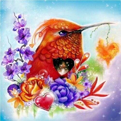 Yumeart Full Square Diamond Painting Bird Handicraft 5D Diamond Art Cross Stitch Animal Paint With Diamond Mosaic Home Decora