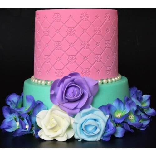 1PCS Food Grade Silicone Lace Fondant Cake Decorating Mold Cupake Border Decoration Molds