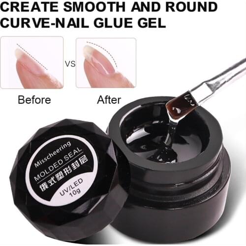 1 Fles 8Ml 10g Sterke Stok Nail Rhinestones Lijm Gel Lijm Hars Gem Sieraden Polish Decoratie Nail Art Producten top coat uv gel