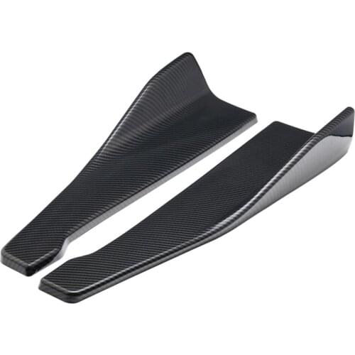 2pcs Universal Rear Bumper Spoiler Lip Diffuser Splitter Protectors for Cars, Trucks, SUVs